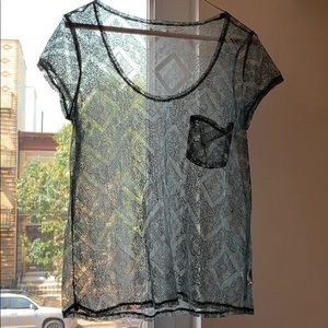 Kimchi Blue lace short sleeve